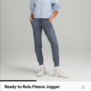 Lululemon ready to rulu fleece jogger 28”